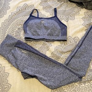 NWOT gymshark set - pants and sports pra